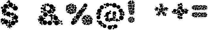 Bubble Regular otf (400) Font OTHER CHARS