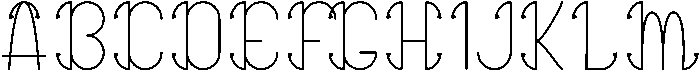 Bubble Regular ttf (400) Font UPPERCASE