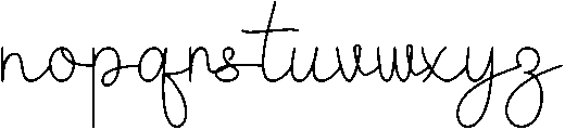 Bubble Regular ttf (400) Font LOWERCASE