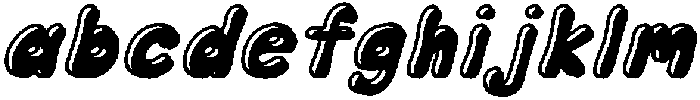 Bubble Soda Outline Shadow Ita otf (400) FONT