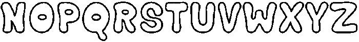 Bubble Soda Regular otf (400) Font UPPERCASE