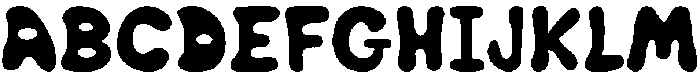 Bubble Soda Solid otf (400) Font UPPERCASE
