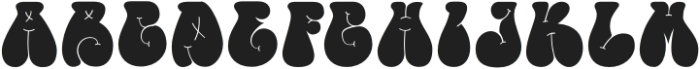 Bubble Spray Regular Regular otf (400) Font LOWERCASE