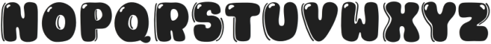 Bubble cute Regular otf (400) Font UPPERCASE