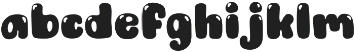 Bubble cute Regular otf (400) FONT