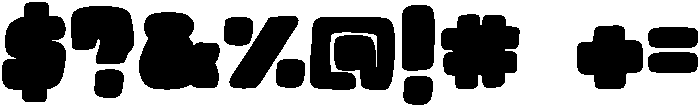 BubbleGum Regular otf (400) Font OTHER CHARS