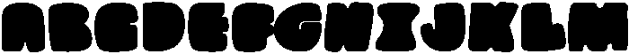 BubbleGum Regular otf (400) Font UPPERCASE