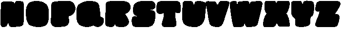 BubbleGum Regular otf (400) Font UPPERCASE