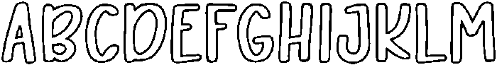 BubbleGum otf (400) Font UPPERCASE