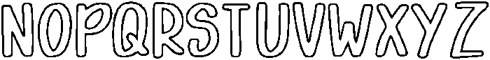 BubbleGum otf (400) Font LOWERCASE