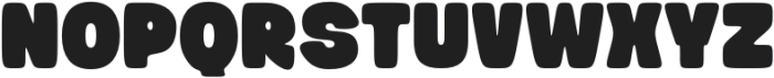 BubbleGummy-Regular otf (400) Font LOWERCASE