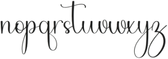 BubbleHandmade Regular otf (400) Font LOWERCASE