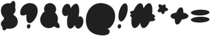 BubbleToy SVG otf (400) Font OTHER CHARS