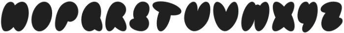 BubbleToy SVG otf (400) Font UPPERCASE