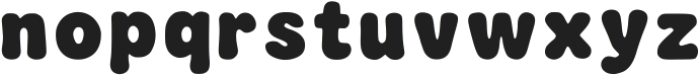 Bubblegroove Regular otf (400) Font LOWERCASE