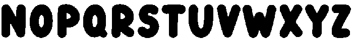 Bubblegum Regular otf (400) Font UPPERCASE