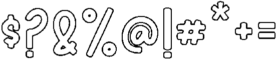 Bubblegum otf (400) Font OTHER CHARS