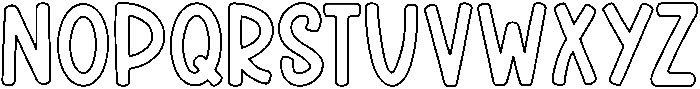 Bubblegum otf (400) Font UPPERCASE
