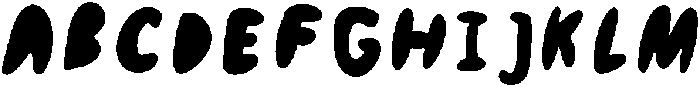 Bubblemysteria Regular otf (400) Font UPPERCASE