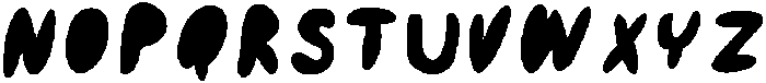 Bubblemysteria Regular otf (400) Font UPPERCASE