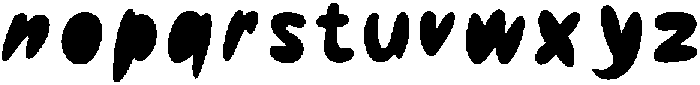 Bubblemysteria Regular otf (400) Font LOWERCASE