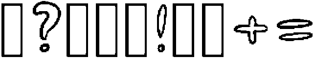 Bubblemysteriaoutline Regular otf (400) Font OTHER CHARS
