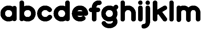Bubblio Glaze Black otf (900) FONT