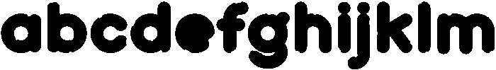 Bubblio Glaze Pink otf (400) FONT