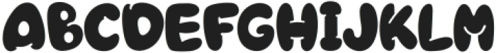 Bubbloo Font Regular ttf (400) Font UPPERCASE