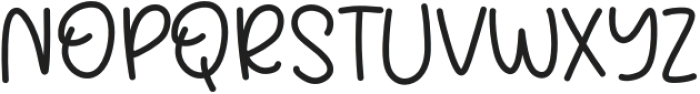 Bubbly Notes Regular otf (400) Font UPPERCASE
