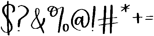 Bubbly Regular otf (400) Font OTHER CHARS