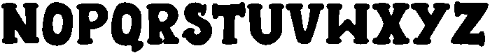 Bubbly Regular otf (400) Font UPPERCASE