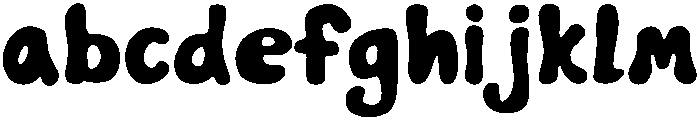 Bubbly Regular otf (400) FONT