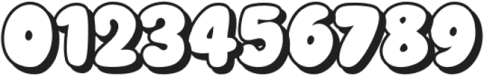 BubblyDoubly Shadow otf (400) Font OTHER CHARS