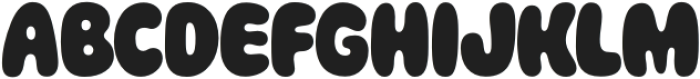 Bubboldy Bold otf (700) Font UPPERCASE