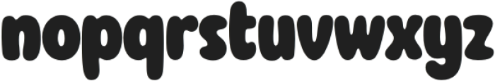 Bubboldy Bold otf (700) Font LOWERCASE
