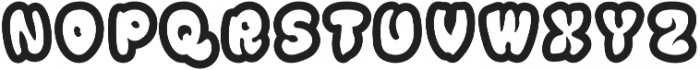Bublo otf (700) Font UPPERCASE