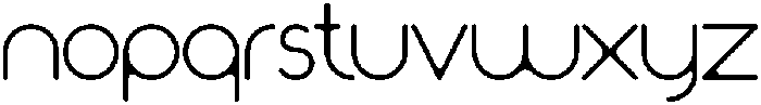 Bubup Regular otf (400) Font LOWERCASE