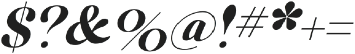 Buche Semibold Italic otf (600) Font OTHER CHARS
