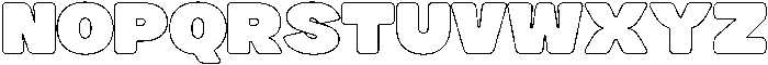 Buchi Sans Outline otf (400) Font UPPERCASE