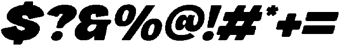 Buchi Sans Slant otf (400) Font OTHER CHARS