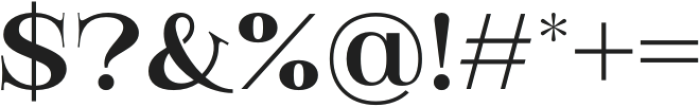 Buckbrush Regular otf (400) Font OTHER CHARS