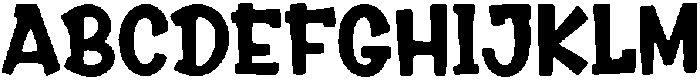 Buckets Regular otf (400) Font UPPERCASE