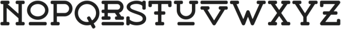 Buckhorn Regular otf (400) Font LOWERCASE