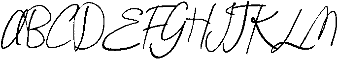 Buckingham Script Heavy Rough Slant otf (800) Font UPPERCASE