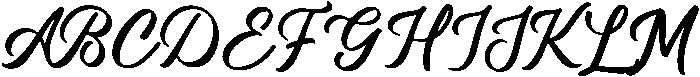 Buckles Regular otf (400) Font UPPERCASE