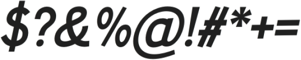 BuddyPlay-Italic otf (400) Font OTHER CHARS