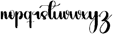 Budge Regular otf (400) Font LOWERCASE