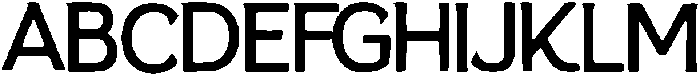 Budoqe ttf (400) Font UPPERCASE