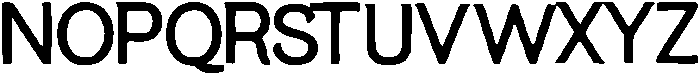 Budoqe ttf (400) Font UPPERCASE